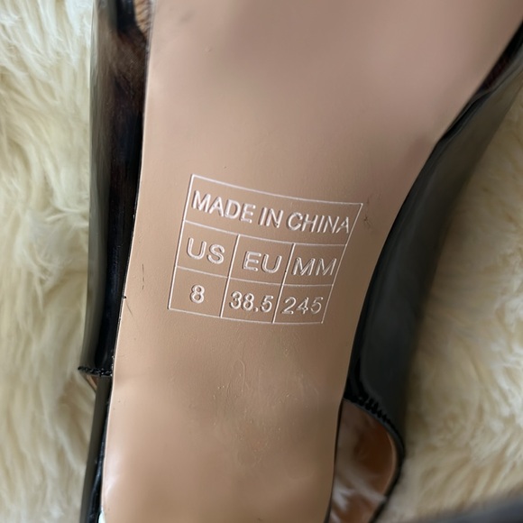 Platform Peep Toe Slingback Heels! - Picture 6 of 8